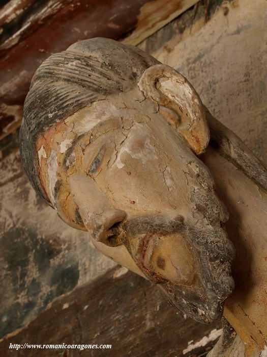 DETALLE DE LA CARA DEL CRISTO